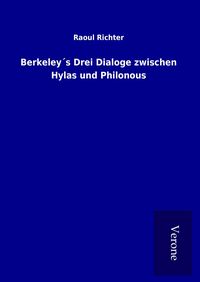 Produktbild: Berkeley&acute;s Drei Dialoge zwischen Hylas und Philonous