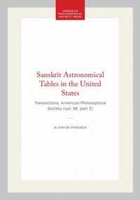 Produktbild: Sanskrit Astronomical Tables in the United States