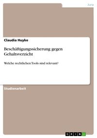 Produktbild: Besch&auml;ftigungssicherung gegen Gehaltsverzicht