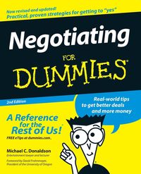 Produktbild: Negotiating For Dummies