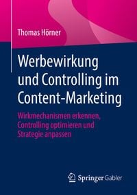 Produktbild: Werbewirkung und Controlling im Content-Marketing