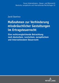Produktbild: Ma&szlig;nahmen zur Verhinderung missbraeuchlicher Gestaltungen im Ertragsteuerrecht