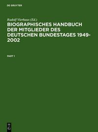 Produktbild: Biographisches Handbuch der Mitglieder des Deutschen Bundestages 1949-2002
