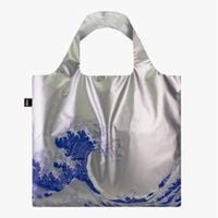 Produktbild: KATSUSHIKA HOKUSAI Die gro&szlig;e Welle Silber-Metallic Tasche
