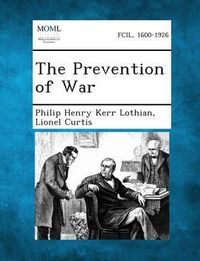 Produktbild: The Prevention of War