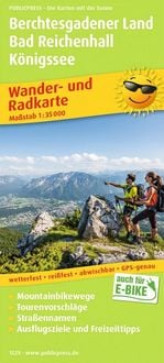 Produktbild: Publicpress Rad- und Wanderkarte Berchtesgadener Land, Bad Reichenhall, K&ouml;nigssee 1:35.000