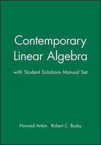 Produktbild: Contemporary Linear Algebra, Textbook and Student Solutions Manual
