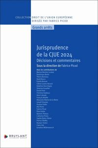 Produktbild: Jurisprudence de la CJUE 2024 : d&eacute;cisions et commentaires
