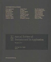 Produktbild: Annual Reviews of Statistics and Its Application