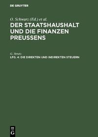 Produktbild: Die direkten und indirekten Steuern