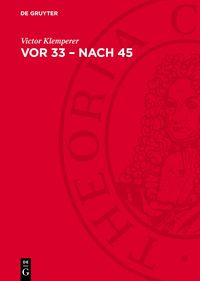 Produktbild: Vor 33 &ndash; nach 45