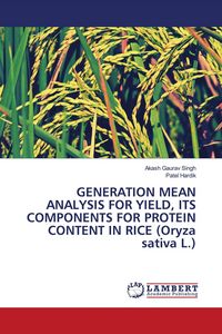 Produktbild: Generation Mean Analysis For Yield, Its Components For Protein Content in Rice (oryza Sativa L.)