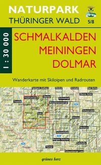 Produktbild: Wanderkarte Schmalkalden, Meinigen, Dolmar