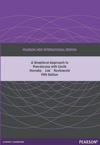 Produktbild: Hornsby, J: Graphical Approach to Precalculus with Limits Pe
