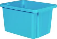 Produktbild: Curver 225501 Drehstapelbeh&auml;lter ESSENTIALS Drehstapelbox 26L, blau stapelbar Blau 1St.