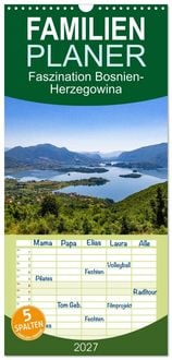 Produktbild: Familienplaner 2027 - Faszination Bosnien-Herzegowina mit 5 Spalten (Wandkalender, 21 x 45 cm) CALVENDO