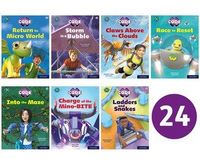 Produktbild: Project X CODE: White and Lime Book Bands, Oxford Levels 10 and 11: Sky Bubble and Maze Craze, Class Pack of 24