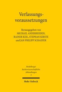 Produktbild: Verfassungsvoraussetzungen