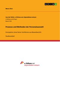 Produktbild: Prozesse und Methoden der Personalauswahl