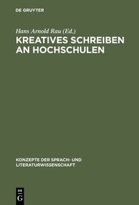 Produktbild: Kreatives Schreiben an Hochschulen