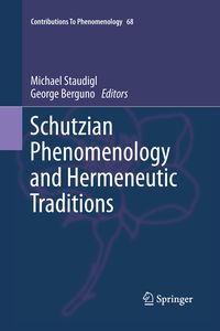 Produktbild: Schutzian Phenomenology and Hermeneutic Traditions