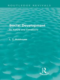Produktbild: Social Development (Routledge Revivals)