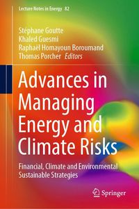 Produktbild: Advances in Managing Energy and Climate Risks