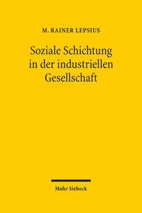 Produktbild: Soziale Schichtung in der industriellen Gesellschaft