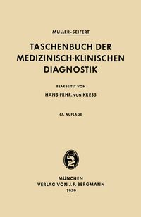 Produktbild: Taschenbuch der Medizinisch-Klinischen Diagnostik