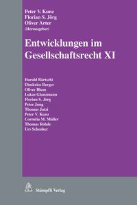 Produktbild: Entwicklungen im Gesellschaftsrecht XI