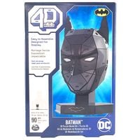 Produktbild: 4D Build - Batman Maske - detailreicher 3D-Modellbausatz aus hochwertigem Karton, 90 Teile, f&uuml;r Batman Fans ab 12 Jahren