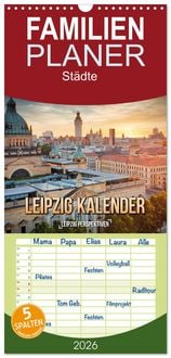 Produktbild: Familienplaner 2026 - Leipzig Kalender Perspektiven mit 5 Spalten (Wandkalender, 21 x 45 cm) CALVENDO