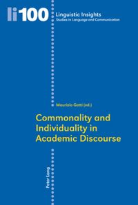 Produktbild: Commonality and Individuality in Academic Discourse