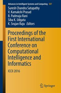 Produktbild: Proceedings of the First International Conference on Computational Intelligence and Informatics