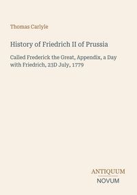 Produktbild: History of Friedrich II of Prussia