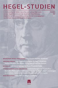 Produktbild: Hegel-Studien 48