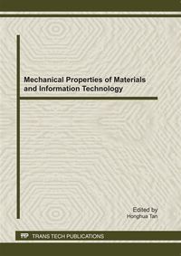 Produktbild: Mechanical Properties of Materials and Information Technology