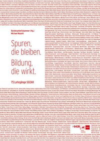 Produktbild: Spuren, die bleiben. Bildung, die wirkt.