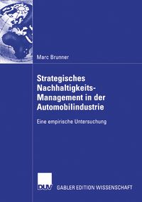 Produktbild: Strategisches Nachhaltigkeits-Management in der Automobilindustrie