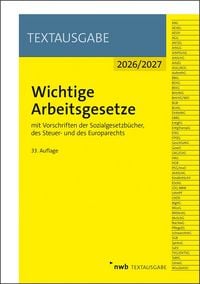 Produktbild: Wichtige Arbeitsgesetze