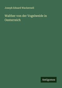 Produktbild: Walther von der Vogelweide in Oesterreich
