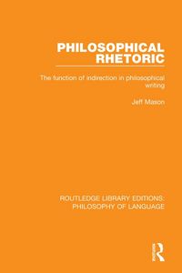 Produktbild: Philosophical Rhetoric