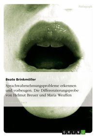 Produktbild: Die Differenzierungsprobe von Helmut Breuer und Maria Weuffen