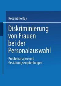 Produktbild: Diskriminierung von Frauen bei der Personalauswahl