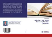 Produktbild: FDI Flow's into Indian Economy-A Critical Evaluation