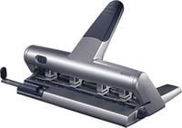 Produktbild: Leitz Mehrfachlocher 5114-00-84 max. Anzahl der Bl&auml;tter:30 Bl. (80 g/m&sup2;) Anzahl der Stanzsegmente:4 Silber 1 St.