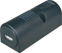 Produktbild: ProCar Aufbau-Power USB Steckdose 3 A Belastbarkeit Strom max.=3 A Passend f&uuml;r (Details) USB-A Aufbauversion 12 V zu 5 V, 24 V zu 5 V