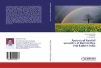 Produktbild: Analysis of Rainfall variability of Rainfed Rice over Eastern India