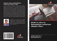 Produktbild: Studi in vitro su Desmodium motorium (Houtt.) Merr