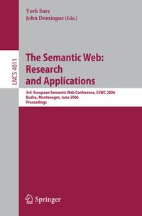 Produktbild: The Semantic Web: Research and Applications